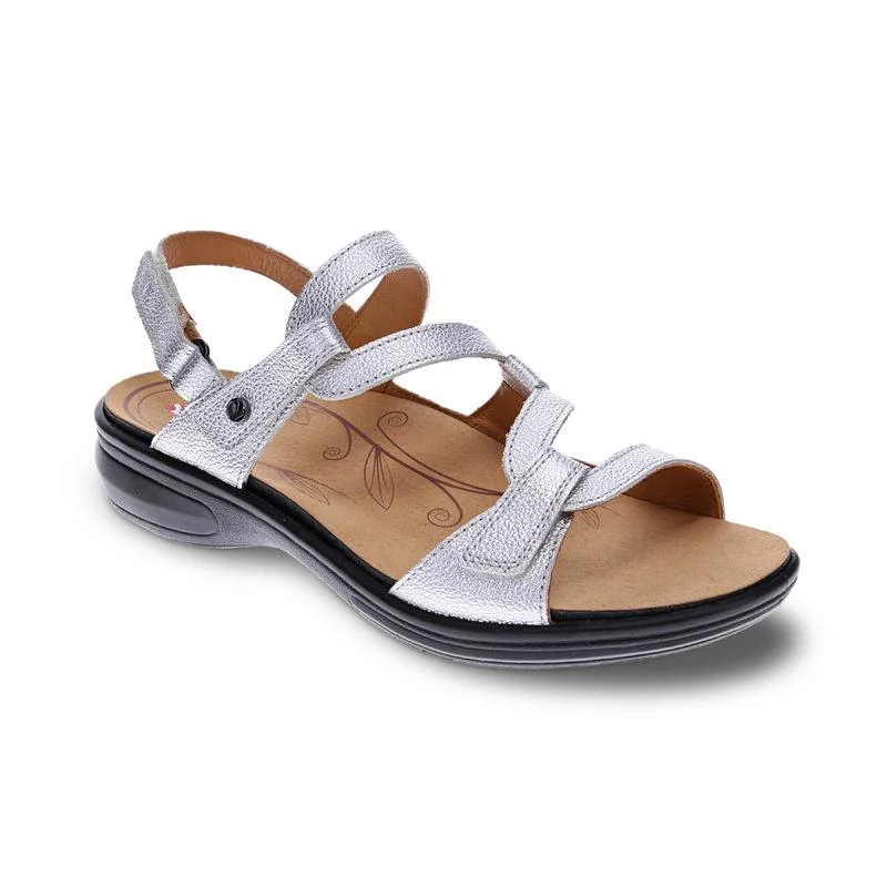 Emerald 3 Strap Leather Sandals On Sale