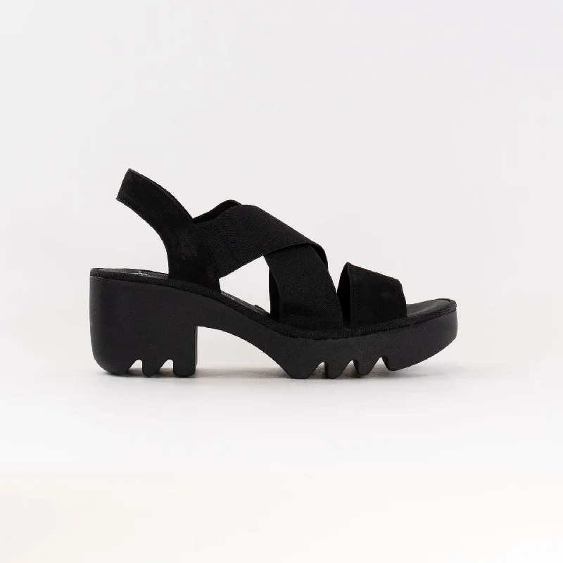 FLY London Crossover Sandals TAJI502FLY (Women's) - Black