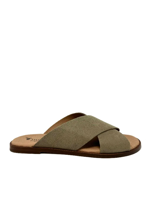 Jamie Slide in Taupe from Novacas