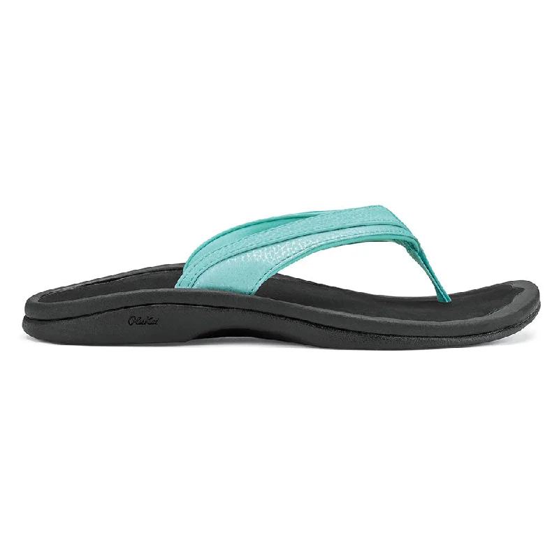 OluKai 'Ohana Flip Flop Sandal Sea Glass / Black (Women's)