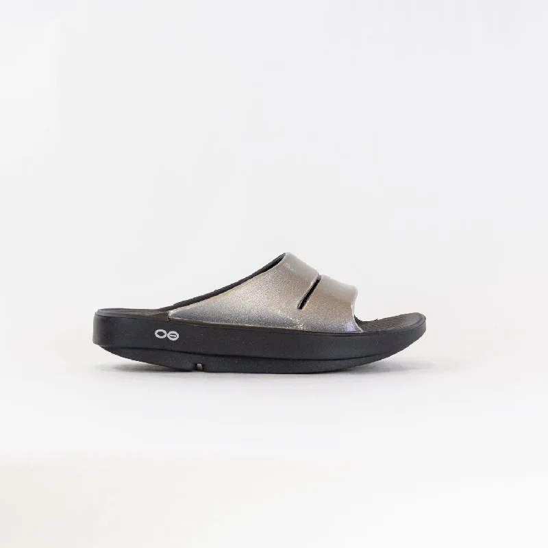 OOFOS OOahh Luxe Slide Sandal (Women's) - Latte