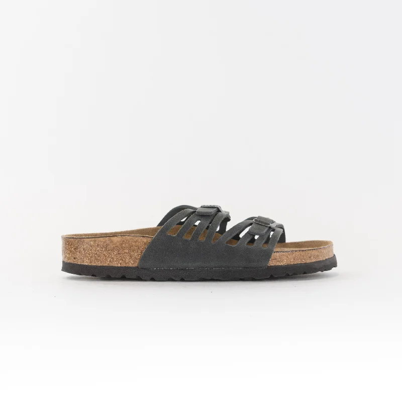 Birkenstock Granada Soft Footbed (Women's) - Black Oiled Leather