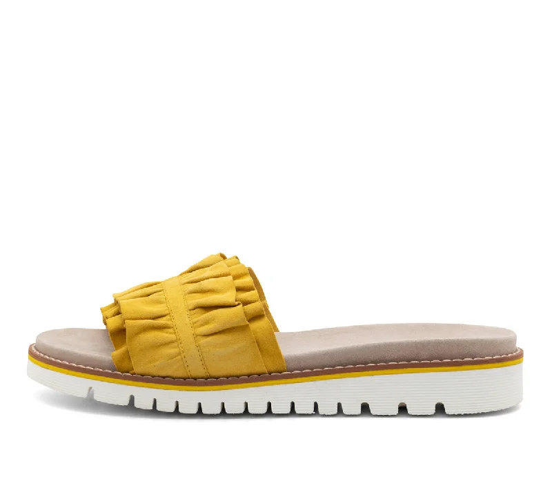 Keyes Women's Ruffle Slide Sandal