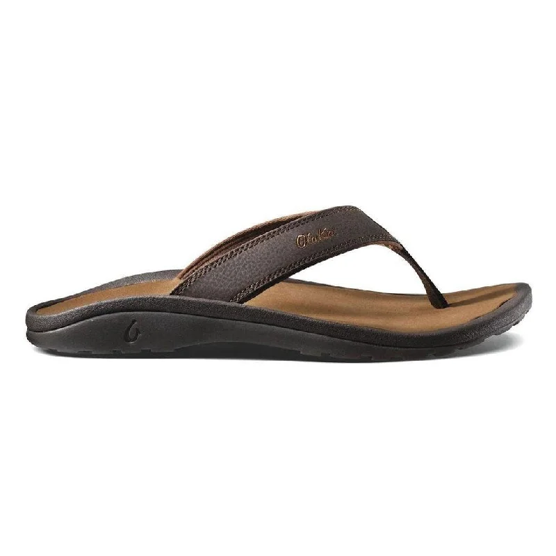 OluKai Men's Ohana Dark Brown/Ray